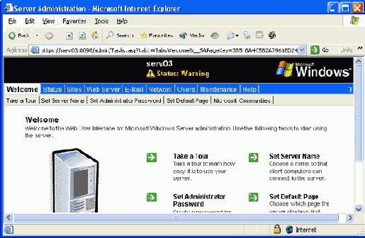  Remote Administration (HTML) 